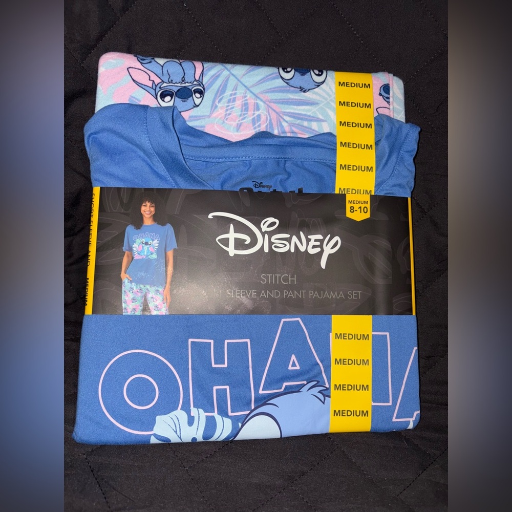 Disney Stitch Blue Pajama Set #1430